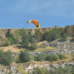 Départ parapente depuis St-Stapin