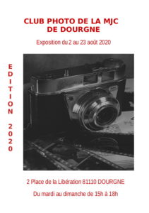 Flyer "Expo du club photo de la MJC de Dourgne"