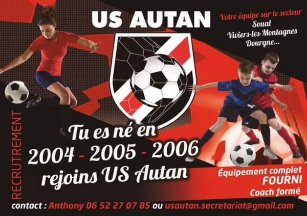 l’US Autan recrute !