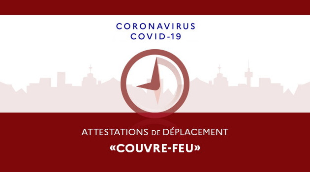 Attestation de déplacement « Couvre-feu »