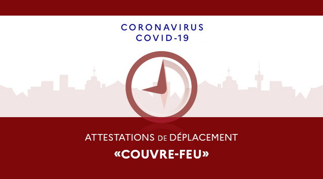 Attestation de déplacement “Couvre-feu”