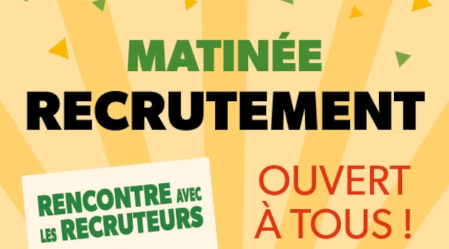 Matinée de recrutement le 15/03/22