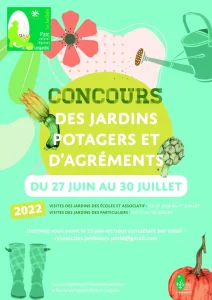 Affiche du concours des jardins 2022