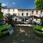 Animation avec les véhicules du Tour de France LOGIS