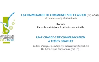 Chargé de communication CCSA mars 2023
