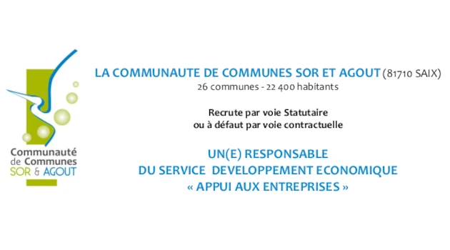 Responsable du service développement économique