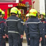 Remise de galons aux pompiers