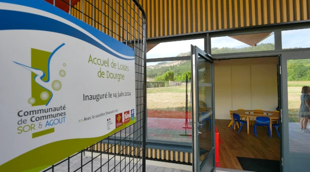 Vidéo de l’inauguration de l’accueil de loisirs à Dourgne