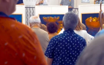 Clip vidéo de l'inauguration de l'exposition l'Art s'affiche à Dourgne édition 2025