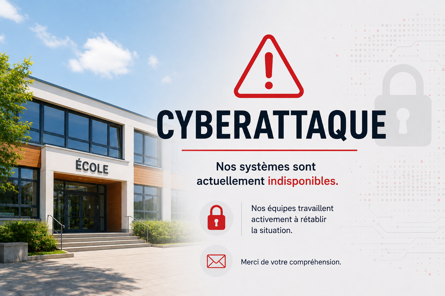Communiqué à l&rsquo;attention des parents ayant leur(s) enfant(s) scolarisé(s) à l&rsquo;école Georges Mazars